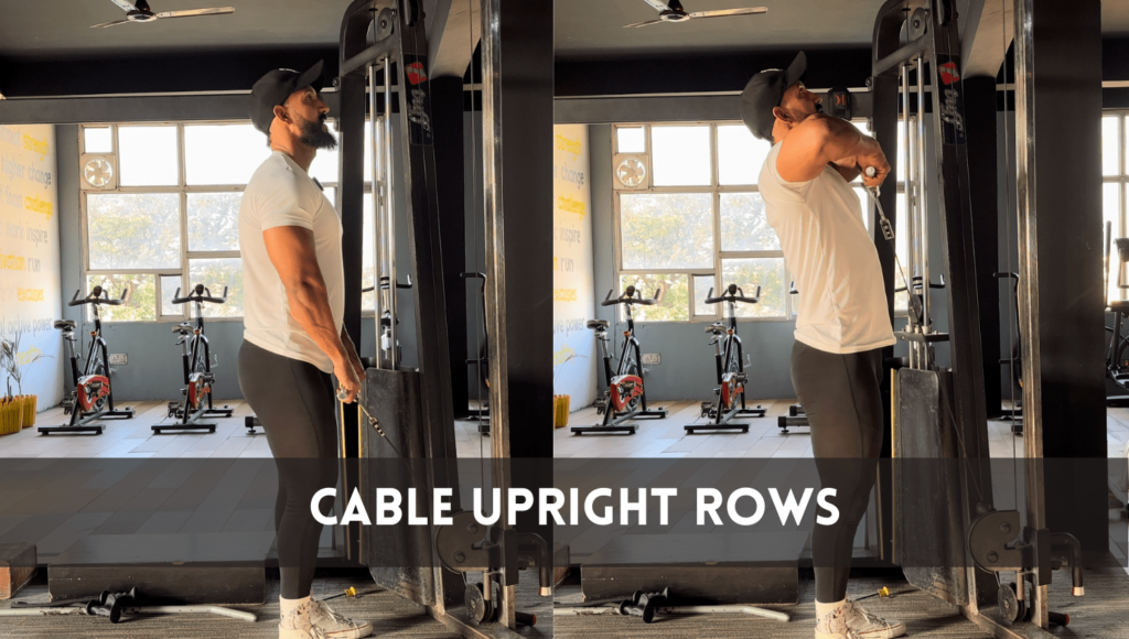 Cable Upright Rows