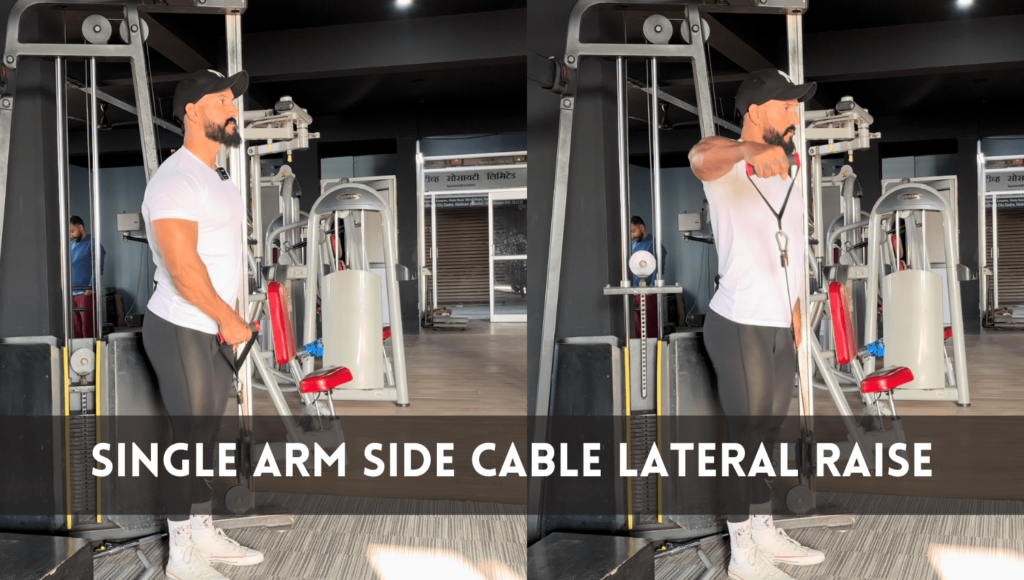 Single Arm Side Cable Lateral Raise